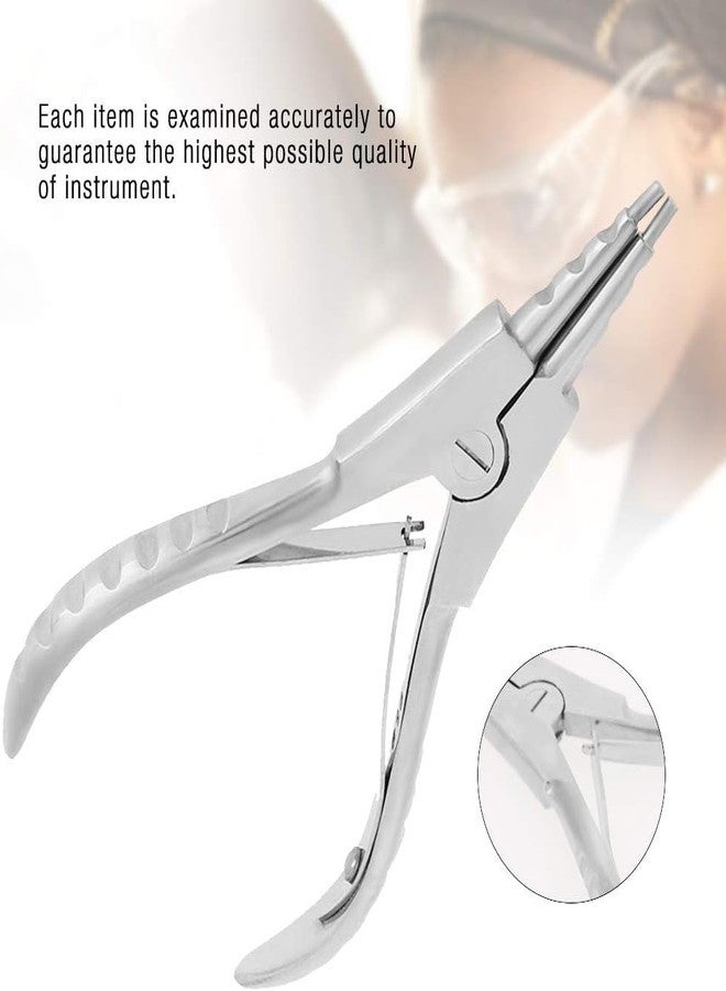 SHIELD PLUS Ring Opening Pliers, Cimenn Body Piercing Kits Ear Nose Lip Navel Tongue Septum Forcep Clamp Pliers Tool, Precision Circlip Pliers Retaining Clip Pliers Solid Spring Removal Tool - Image 5